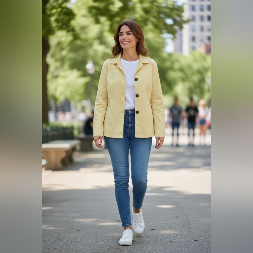 REQUIREMENTS Yellow Button-Up  BLAZER SIZE 18